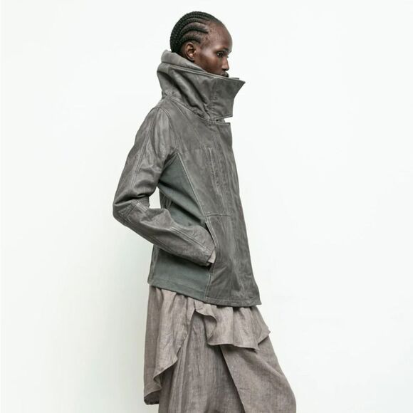 Nicholas K Leather Jacket BROCK JACKET SKU: O-352 SHADOW - Picture 5 of 9